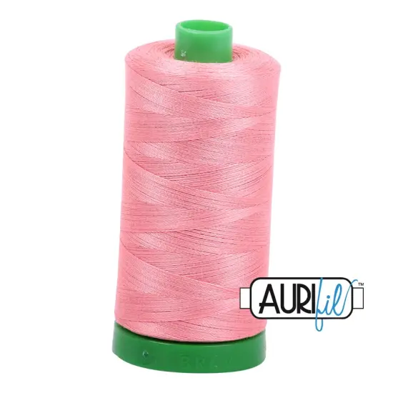 Peachy Pink (2435) | 40wt Large Spool (1000M / 1094Y) | Aurifil Thread {1}