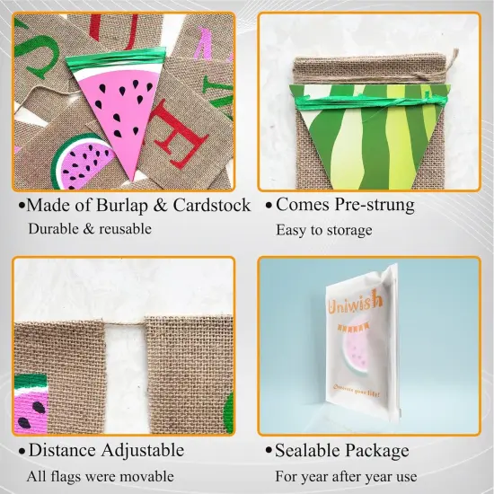 Summer Banner Watermelon Theme {2}