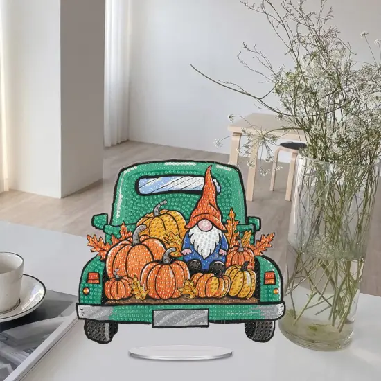 Pumpkin Gnome Diamond Art Painting Kits for Adults {4}