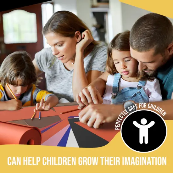 Kraft Paper Roll 36" X 1320" (110' Ft) Colored Paper Roll - Packing Paper Roll - Craft Supplies - Kraft Wrapping Paper Perfect as Shipping Paper Craft Paper Roll by Crown Display Orange {6}