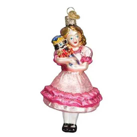Old World Christmas 4.25 In Clara / Nutcracker Christmas Tree Ornament , Ballet Christmas Pink {1}
