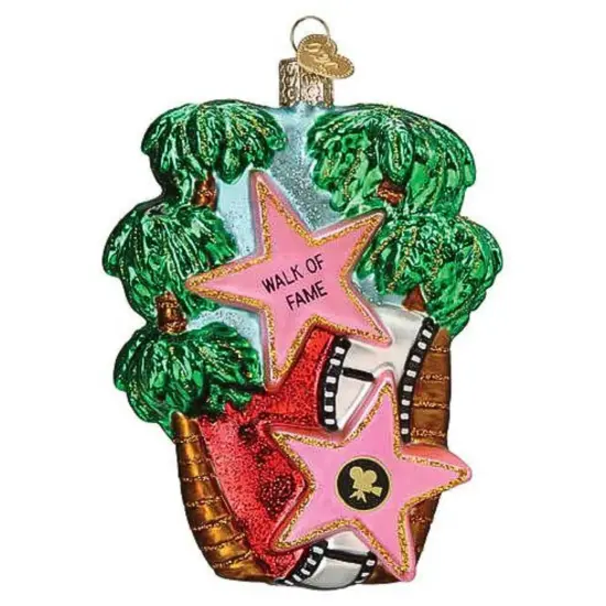 Old World Christmas 5.0 Inch Hollywood Walk Of Fame Christmas Tree Ornament , Film Stars Multicolored {1}