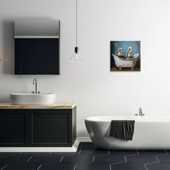 Stupell Industries Pelican Bath Time Canvas Design By Lazar Studio {2}