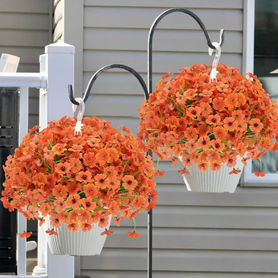 20 Bundles Fall Flowers Artificial for Decoration Outdoors {4}