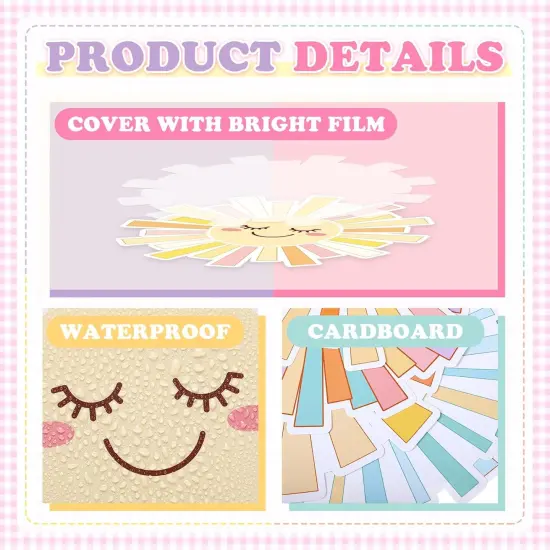 66 Pcs Summer Sunshine Bulletin Board Set {3}