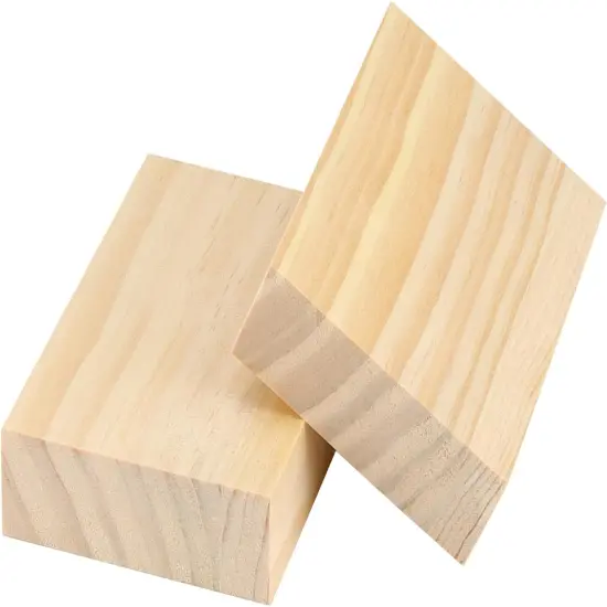 15PCS 3 x 5 x 1 Inches Craft Wood Blocks {3}