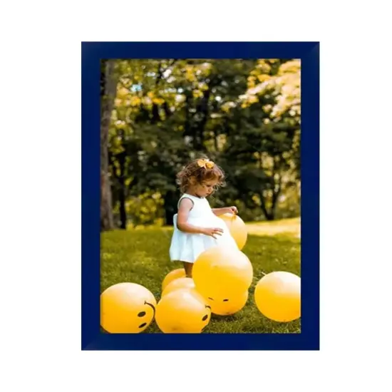 30x40 Blue Picture Frame Gallery Wall Hanging {5}