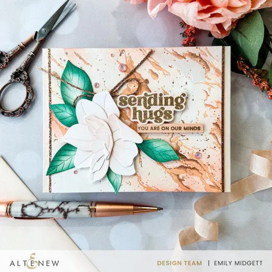 Essential Textures: Gilded Marble Press Plate/Foil Plate {6}