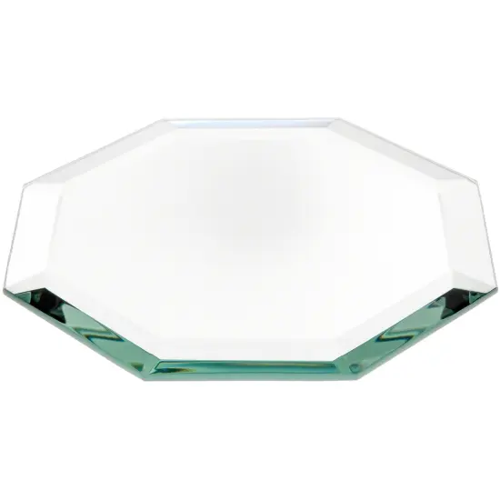 Plymor 5" Octagon, 5mm Thick Beveled Glass Mirror {1}
