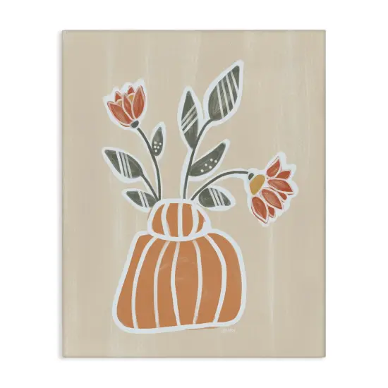 Stupell Industries Cottage Blooms Asymmetrical Vase Canvas, design by Beki Marquardt {1}
