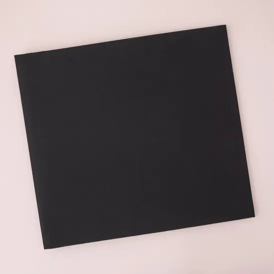 Colorbok Post Bound Fabric Album 12"X12"-Black {6}
