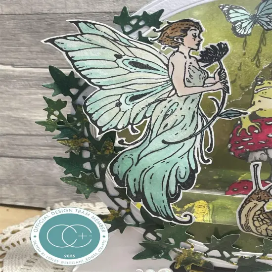 Craft Consortium Faeries Photopolymer Stamp Set-Flower {6}