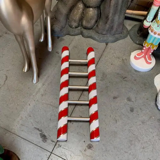 Candy Cane Ladder Over Sized Statue {4}