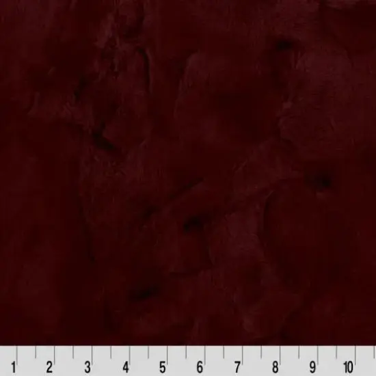 Red Black Cherry Luxe Cuddle Mirage 80" Fabric per yard {1}