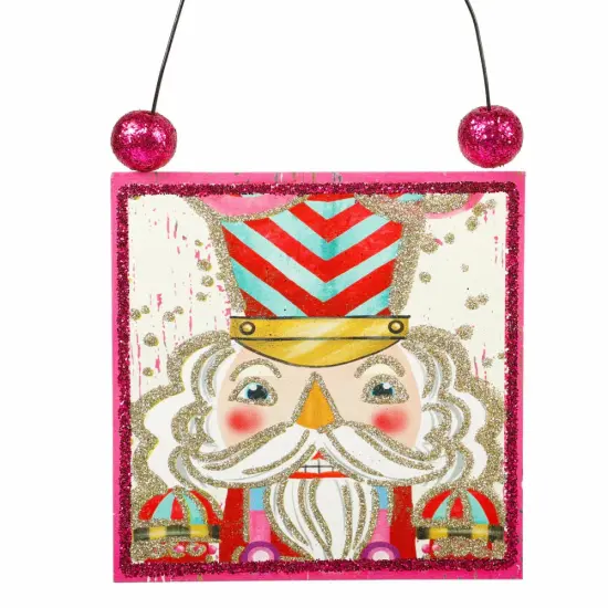 5" Nutcracker Face Ornament {2}
