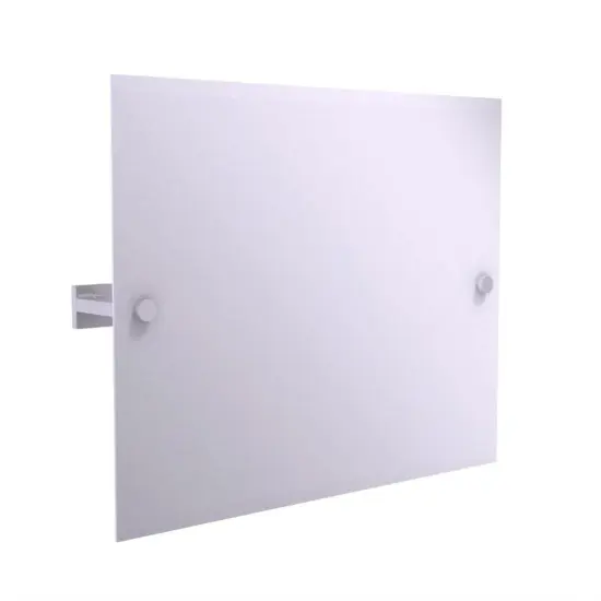 Montero Collection Contemporary Frameless Landscape Rectangular Tilt Mirror With Beveled Edge - Mt-93-Pc {1}