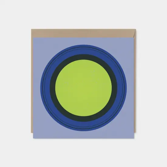 Color Rings Modern Art Card {6}