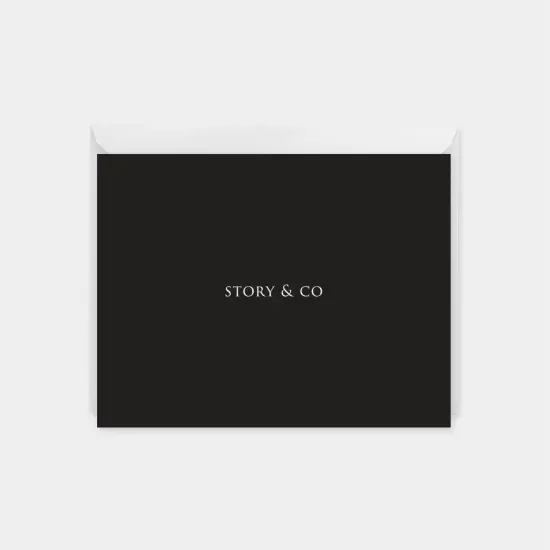 Elegant Wordmark Note Cards {3}