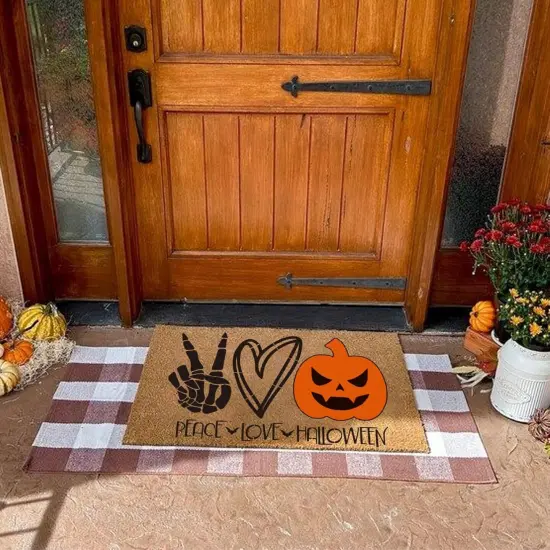 9pcs Halloween Doormat Stencils Large Crafts Stencils (9 Wed Mats) {5}