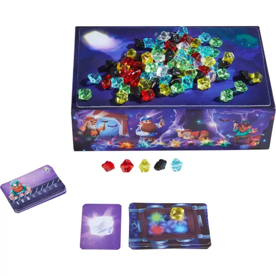 HABA Hammer Time: A Fun Kids Treasure Hunt Board Game, Family Party Game with Gems & Strategy for Ages 5+ Multicolor {7}