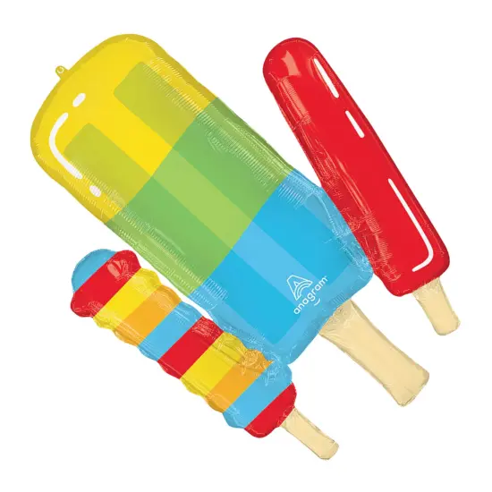 Anagram&reg; 34 Inch Pool Party Popsicle Foil Mylar Balloon {4}