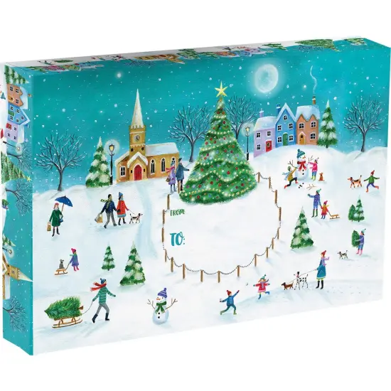 Pack/6: Christmas Village Theme Mailing Box - 12 x 6 x 9" {2}
