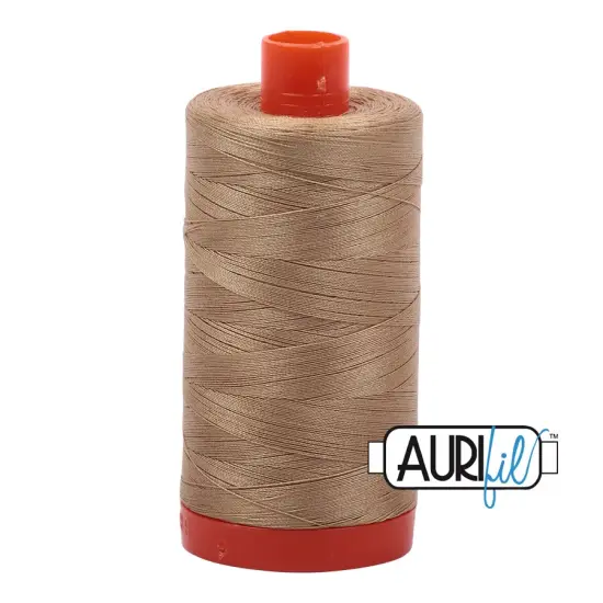 Blond Beige (5010) | 50wt Large Spool (1300M / 1422Y) | Aurifil Thread {1}