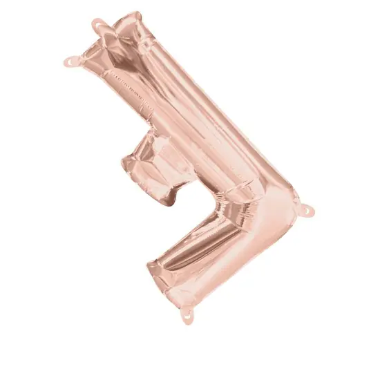Anagram&reg; 16 Inch Letter F Rose Gold Air Fill Only {3}