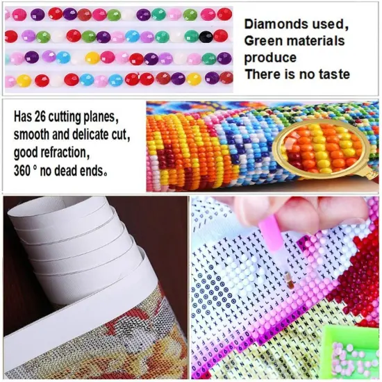 5D Diamond Painting Kits for Adults Full Drill The Free Hummingbird Embroidery Rhinestone Painting Full Drill Paint with Diamond for Home Wall Deco-Gustav Klimt De Kus(13.7X21.7inch/35X55cm) {4}