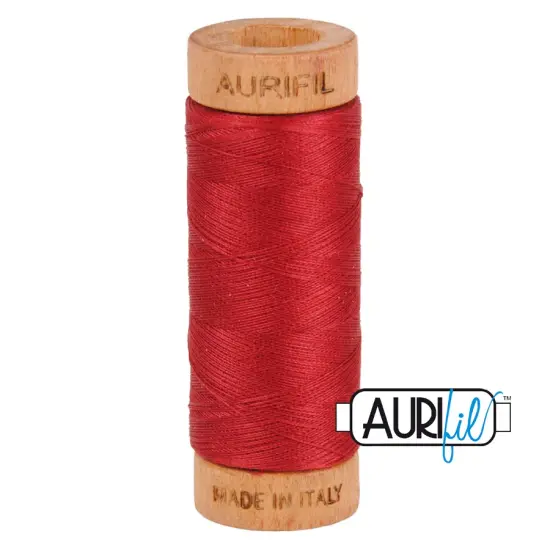 Burgundy (1103) | 80wt Small Spool (274M / 300Y) | Aurifil Thread {1}