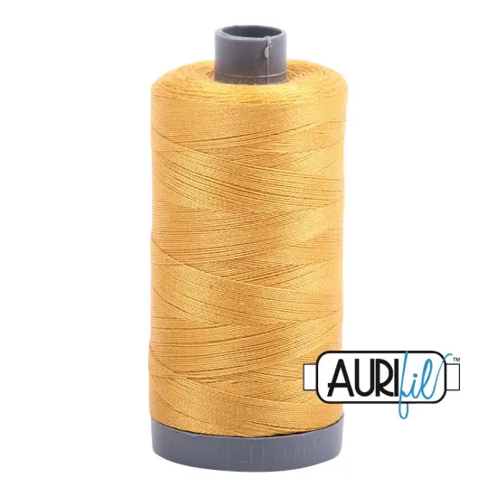Tarnished Gold (2132) | 28wt Large Spool (750M / 820Y) | Aurifil Thread {1}
