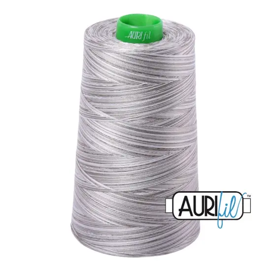 Silver Fox - Variegated (4670) | 40wt Cone (4700M / 5140Y) | Aurifil Thread {1}