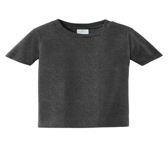 Port & Company&reg; Toddler Short Sleeve Crewneck Fan Favorite Tee Drk Hthr Gry {2}
