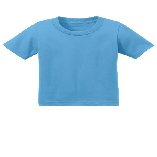 Port & Company&reg; Infant Core Cotton Tee Aquatic Blue {2}