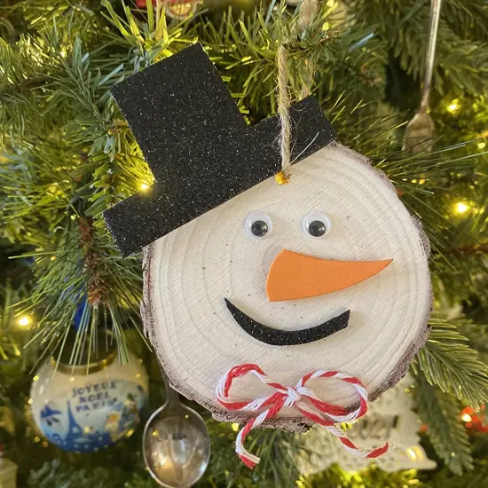 ZEONHEI 30 Pcs 3.5-4 Inches Natural Wood Slices, Unfinished Wood Slices Bulk for Crafts Wood Kit Circles Crafts Tree Slice with Bark for DIY Crafts Christmas Ornaments Coasters (Without Hole) {3}