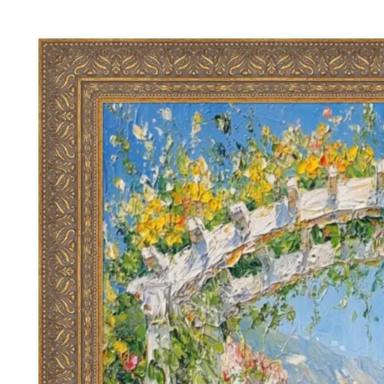 Deep Antique Gold Ornate Shadowbox Picture Frame 12x18 frame {3}