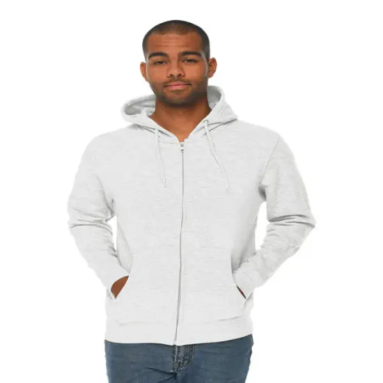 Lane Seven&reg; Unisex Heavyweight Pullover Hooded Sweatshirt HEATHER GREY {4}