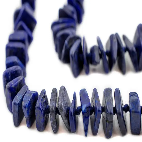 The Bead Chest Jumbo Chip Lapis Lazuli Beads (7-16mm) {1}