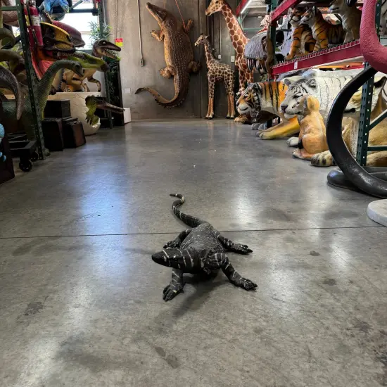 Lace Monitor Life Size Statue {4}