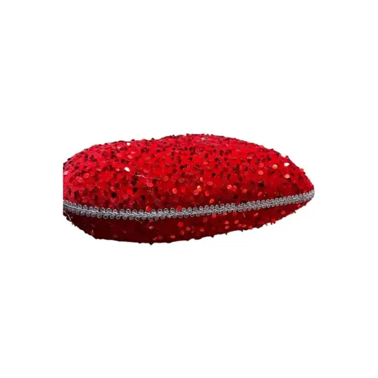 12" Sequin Ornament Heart {2}