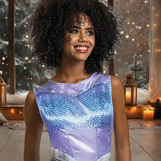 Disney Little Mermaid Dress Ariel Womens Costume Classic Perfect for Halloween Medium 8&ndash;10 {2}