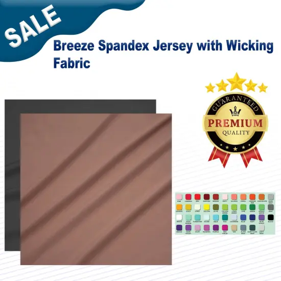 Breeze Spandex Jersey with Wicking Fabric Stone {2}