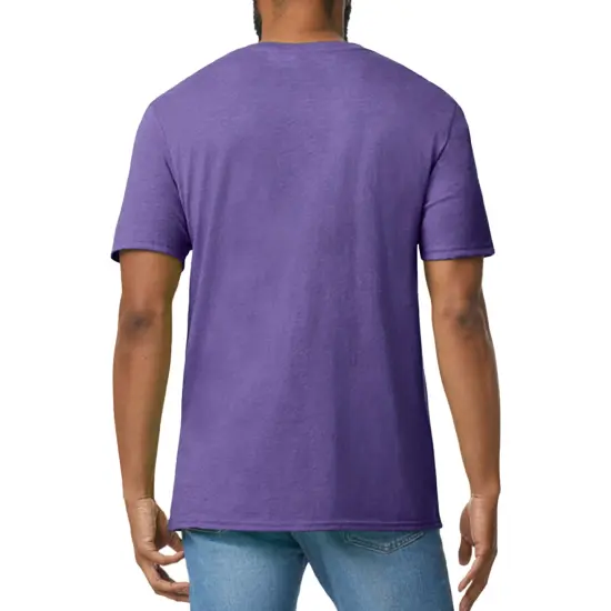 Gildan Softstyle V-Neck T-Shirt Heather purple {3}