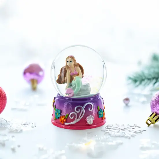 Enchanting Mermaid Oasis Miniature Water Globe {3}