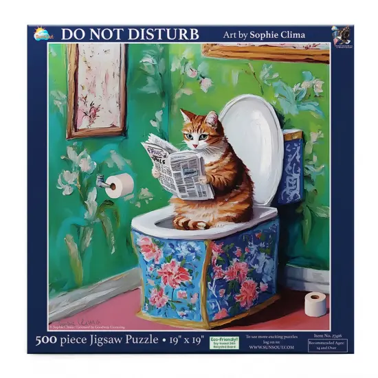 Sunsout Do Not Disturb 500 pc Jigsaw Puzzle 27416 {4}