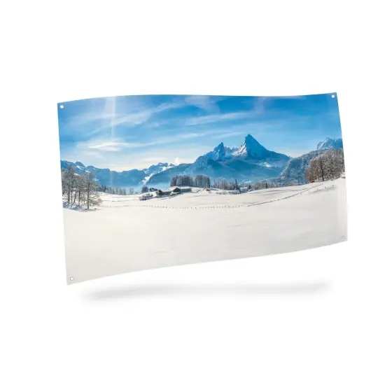 My Village Background Cloth - The Alps {2}