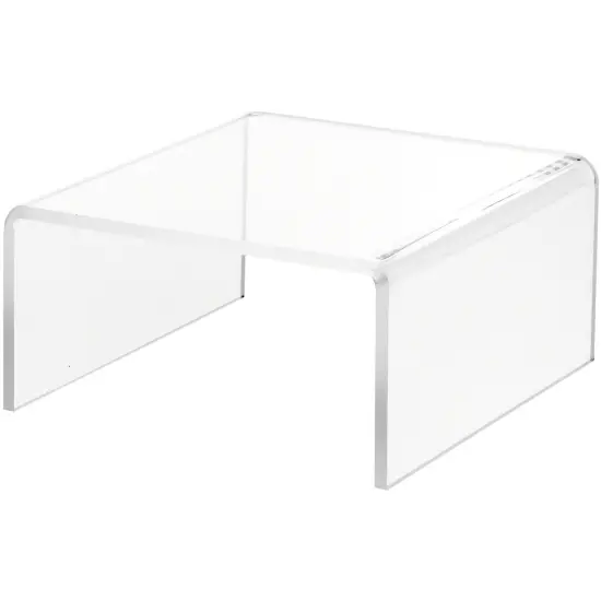 Plymor Clear Acrylic Short Square Display Riser, 3.5" H x 7" W x 7" D (1/4" thick) {1}