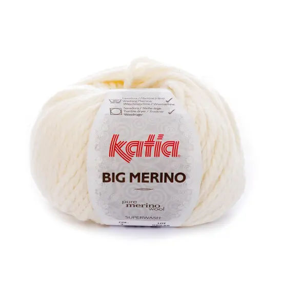 Katia Big Merino Superwash Wool Yarn Cream {1}
