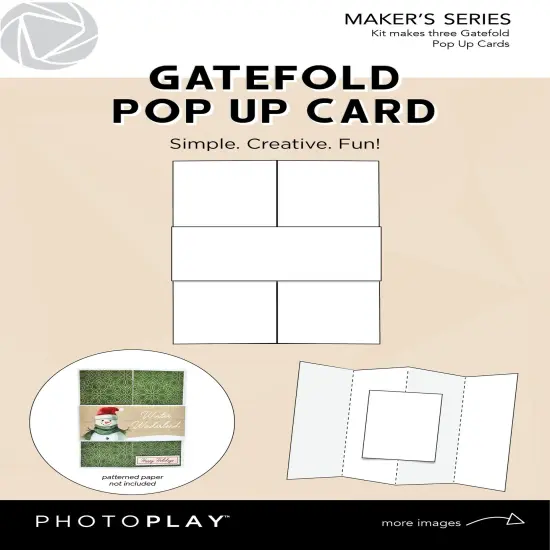 PhotoPlay Maker's Series Pop-Up Card-Gatefold A2 {1}