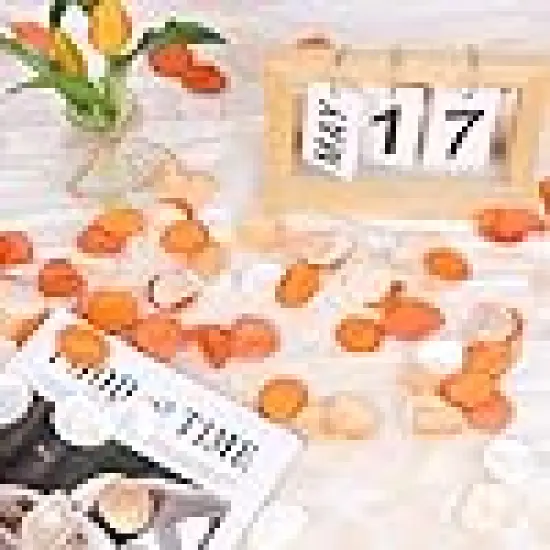 Fake Rose Petals Fall Wedding Decor {4}